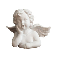 Cherub Figurine Nordic Style Angel Sculpture Adorable Design Inspirational for Gardeners, Bedroom, Bookshelf, Shelves
