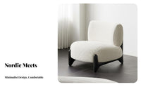 Upholstered Single Sofa Distinctive Design Lounge Chair Modern Minimalist soft and luxurious Upholstery for Students, Bedroom