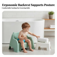 Small Plastic Chair with Backrest long-lasting young child Seat no-tools-required Assembly