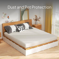 Bed Gap Guard Pet Barrier Adjustable Panel Easy Assembly