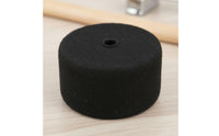 2 Pieces Black Felt Beater Head Long-Lasting Pedal Beater Head Music Accessory for Performance, Practice