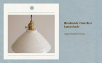 Japanese ceramic pendant shade