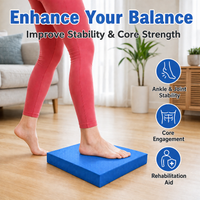 Stability Cushion Balance Pad, TPE Balance Pad for Rehabilitation & Balance Training, Non-Slip Soft Exercise Pad for Home Workouts