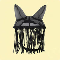 Ear Bonnet with Fringe Summer Use Horse Ear Bonnet Breathable Mesh for Pasture