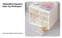 6-Drawer Mini Cabinet Space Saving 6-Drawer Mini organizer space-efficient Size for Students