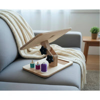 Foldable Writing Desk Wooden Home Furniture Space Saving for Sewers, Crafters