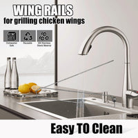 亚马逊跨境新品wingrailsgrilling 户外烧烤叉 烤架 BBQ烧烤工具