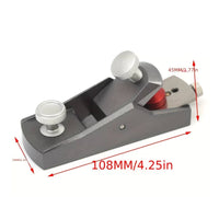 Mini Hand Plane Lustrous Finish Aluminum Hand Plane Compact for Home Workshop