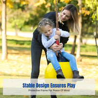 Children's Playground Climbing Frame, Adjustable Ladder, Hanging Seat Rings, Sensory Integration Training, Outdoor Activity