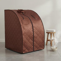 Quick Heating Single Person Infrared Sauna Easy Assembly Infrared Sauna Box Two-Way Zipper Foldable Sweat Steamer Box