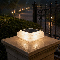 Solar Post Light Waterproof Outdoor Lighting Easy to Install for Garden, Villa