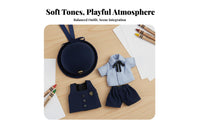 Kindergarten Uniform Doll Outfit Cute OB11 Doll Uniform Set Adorable appearance/12 Scale BJD Clothes