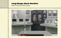 Long-range alarm receiver, high sensitivity