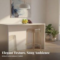 Clear High Stool Nordic design Bar Chair Molded Seat for Counter, Kitchen Island