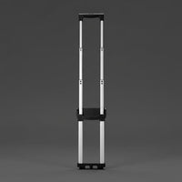 Aluminum Alloy Suitcase Telescopic Handle Long-Lasting Telescopic Luggage Handle Easy to Install for Bag Factory