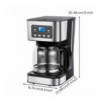 Automatic Pour-over Coffee Brewer Keep Warm Kitchen Appliance 950W High Power