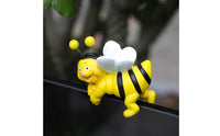 Flower Pot Border Decoration Cute Design Bee Pot Hanger Resin Craft for Balcony