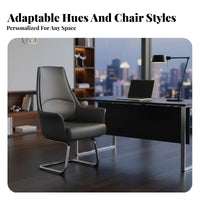 Sled Base Guest Chair Ergonomic Design Conference Seat Easy to Clean sturdy Duty for Students