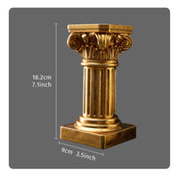 Classical Roman Column Pedestal Vintage-Style Column Pedestal Ornate Display Base Versatile for Photographers