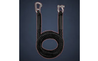 Coiled Bungee Dock Line Floating Dock Line with Foam Buoyant Bungee Mooring Rope Long-Lasting for Boaters