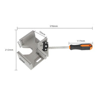 Single-Handle Corner Clamp Aluminum Alloy Tool Sturdy for Woodworkers, DIYers