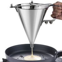 Rust Resistant Pastry Tool Batter Dispenser with Stand Stainless Steel Batter Dispenser for Kitchen