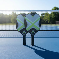 7 Pieces Poplar Wood Paddles for Pickleball Lightweight Wooden Pickleball Rackets Construction Racket Sports Gear for Beginners, Outdoor, Backyard