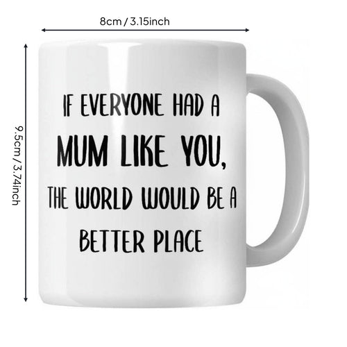 Mother's Day Mug Funny Quote Printed Message Cup for Mums