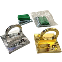 Stanchion Rope Hook Polished Rope Barrier Hook Glossy for Hotel Lobbies