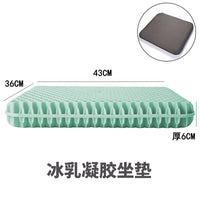 果冻蜂窝凝胶坐垫硅胶冰垫椅子垫办公室久坐座垫夏季加厚汽车凉垫