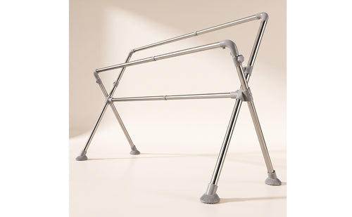 Collapsible Folding Clothes Drying Rack Foldable Clothes Drying Rack Easy to Move Stand Space-Saving for Indoor