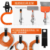 Garage Hooks with Anti-Slip Coating for Bicycles, Ladders, and Garden Tools