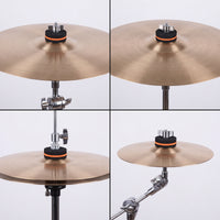 10 Pieces Drum cymbals Cushioning Pad  cymbals Cushioning Pad Easy to Install for Rehearsal
