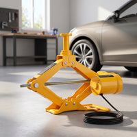 12V Electric Scissor Jack Heavy Duty Car Jack Kit with Carry Case Sturdy Vehicle Lift User-Friendly for Garage