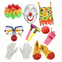Clown Costume Prop Performance Novelty Clown Accessory Party Item Reusable Brightly Colored