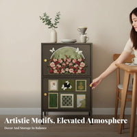 Multi-Tier baker's Rack utilitarian aesthetic Sideboard complimentarystanding Large Capacity for Apartment Dwellers