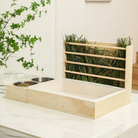 Wooden Guinea Pig Cage with Feeder and Hideout