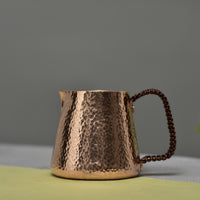 纯铜手工功夫茶具 加厚紫铜分茶器公道杯
