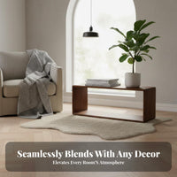 Modular Cube Shelf Nordic Design Bookcase Rounded Corners for Homeowners