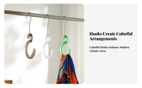 Transparent Design Acrylic S-Hook Multi-Functional Scarf Display Hanger Long-Lasting for Boutique Owners, Retailers, Wardrobe