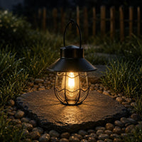Wavy Openwork Lantern Uncovered Frame Outdoor Lighting Energy Saving