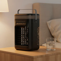 USB Desktop Air Conditioner Portable Ice Mist Fan Energy Saving