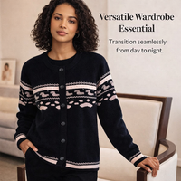 Cardigans for Women, Long Sleeve Open Front for Winter, Soft Viscose Casual Design up to 7XL, Loose Fit Flared Silhouette