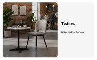 Minimalist Design Upholstered Cutout Chair Streamlined Shape Household Furniture High-Resilience Cushion Accent Seat Ergonomic Design for Restaurant Owners, Interior Designers, Dining Room, Hotel, Kitchen, Home Office