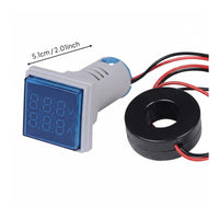 Multi-Function Voltmeter Ammeter Frequency Meter High-Brightness Display Alternating Current Digital Voltmeter Ammeter Energy Saving LED Digital Power