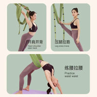 Aerial Yoga Rope Hammock Split Training Device Backbend Trainer Inversion Yoga Aid Strap