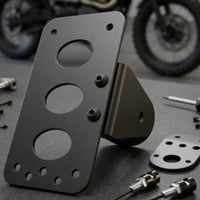 Motorcycle Registration Plate Holder with LED Lights Easy Install