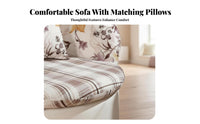 Upholstered Round Armchair Removable and Cleanable Cover Upholstered Contoured Seat Modern Design Comfortable Padding