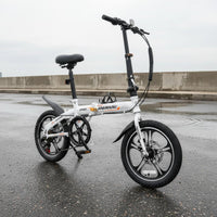 Mini Folding Bike Disc Brakes Folding Cycle Variable Speed for Commuting, Kids