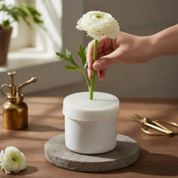 Silicone Flower Grid Insert Star Shaped Openings Domed Flower Grid Translucent